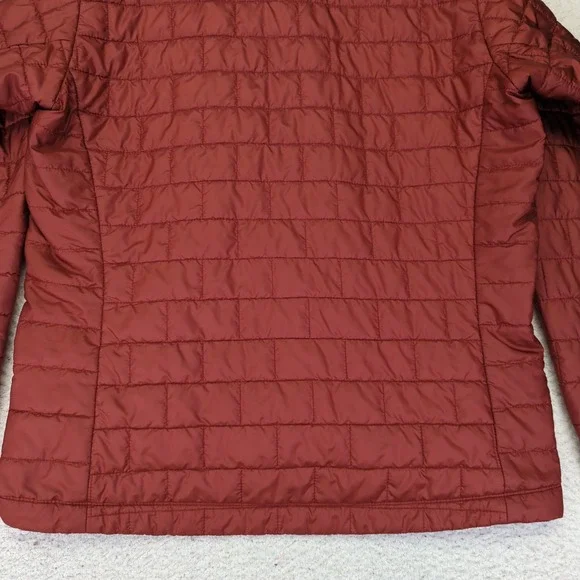 Patagonia Mens Nano Puff Hoody Jacket 84222 Full Zip Quilted Orange Large Hoodie - Picture 6 of 10